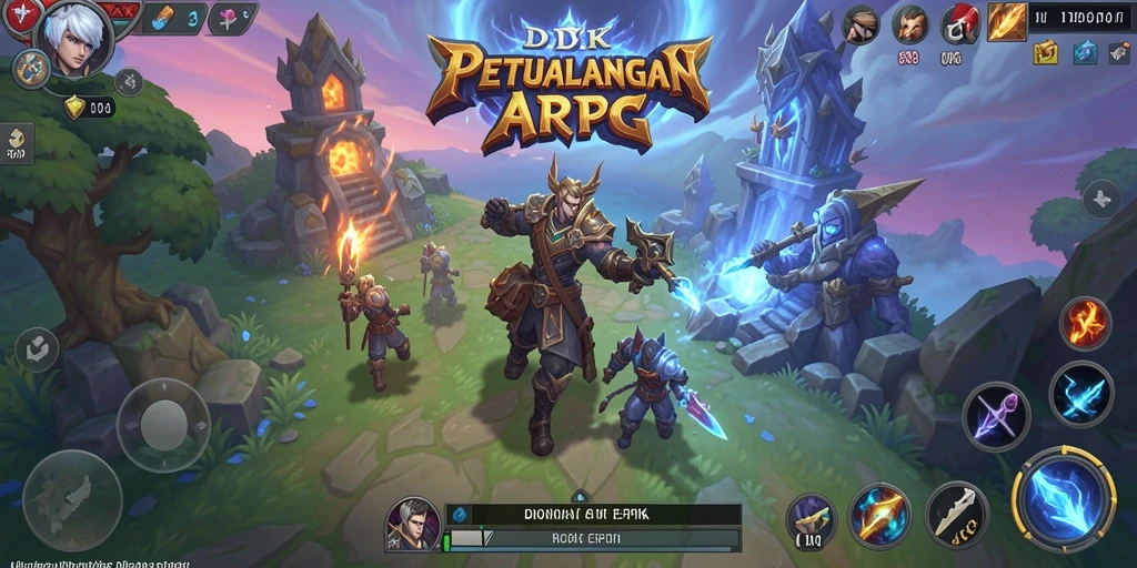 Gameplay DKK yang mengasyikkan dengan grafis menawan.