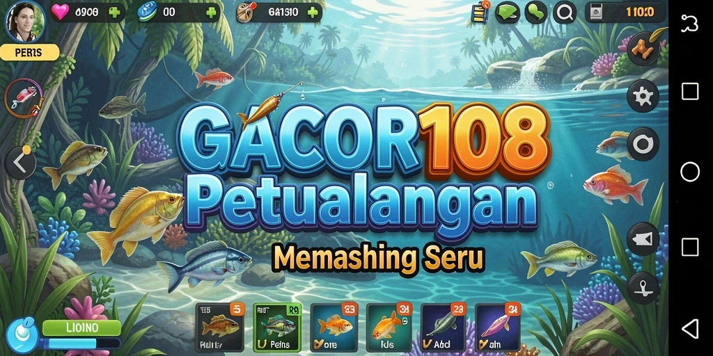 Gameplay GACOR108 yang menegangkan saat memancing.