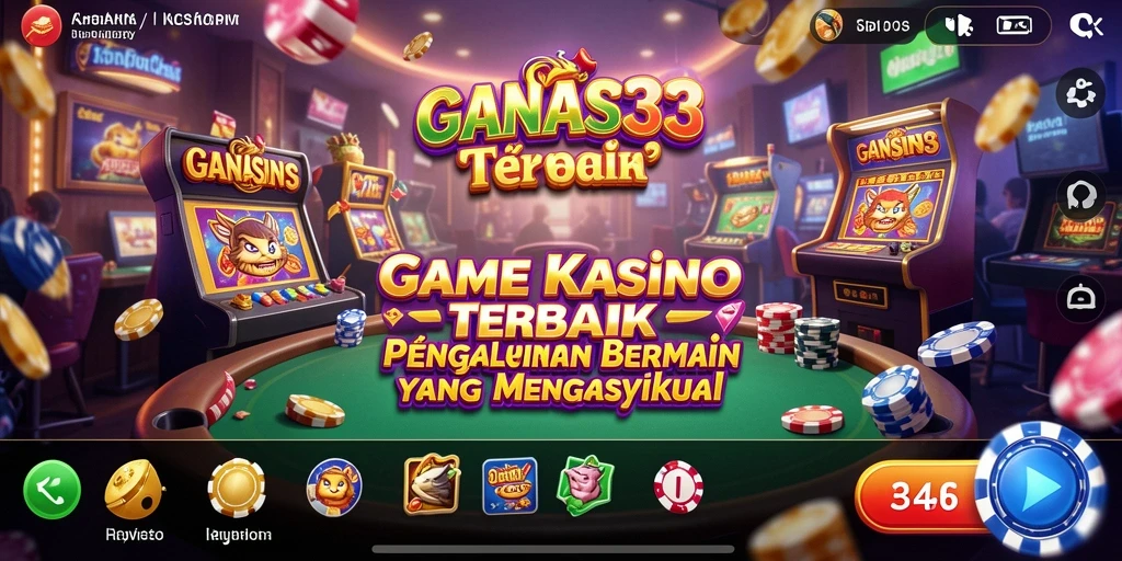 Tampilan gameplay menarik di aplikasi Kasino GANAS33.
