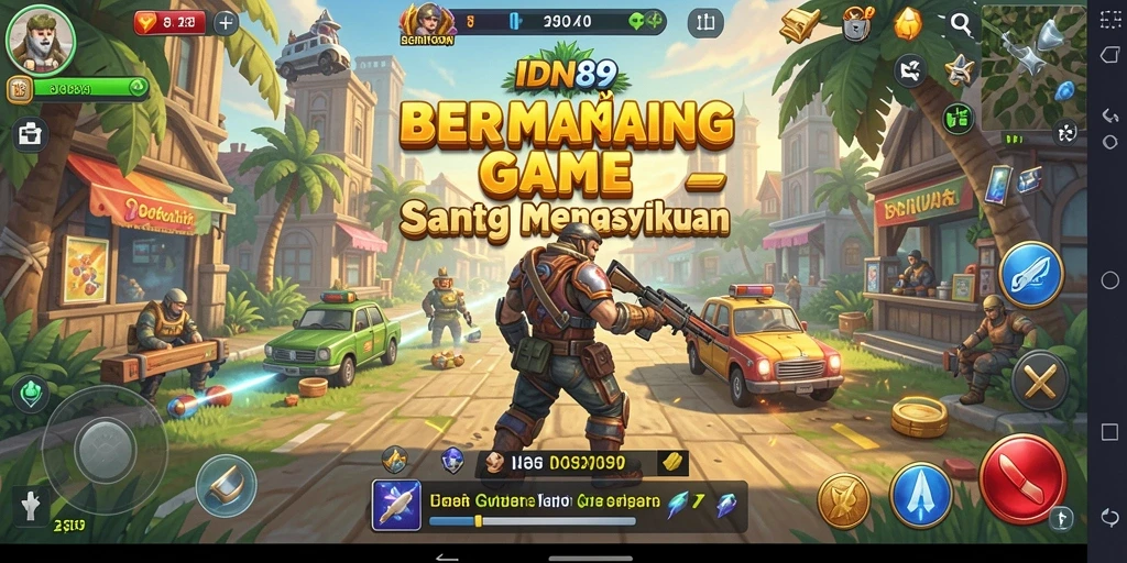 Tampilan seru gameplay IDN89 yang mengasyikkan dan penuh warna.