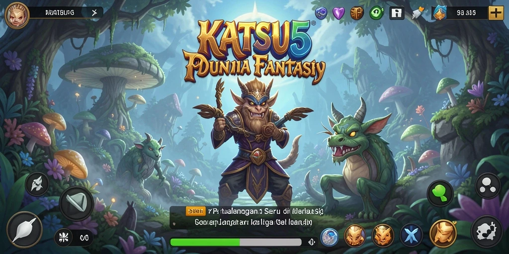 Menampilkan gameplay seru dan penuh tantangan di KATSU5.
