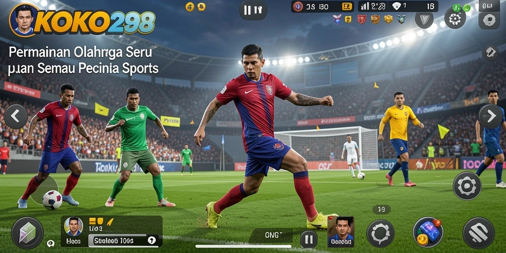 Tampilan gameplay KOKO288 yang mengesankan di dunia olahraga.