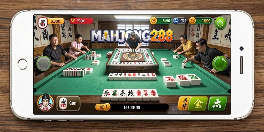 Gameplay olahraga seru dalam MAHJONG288 yang menantang.