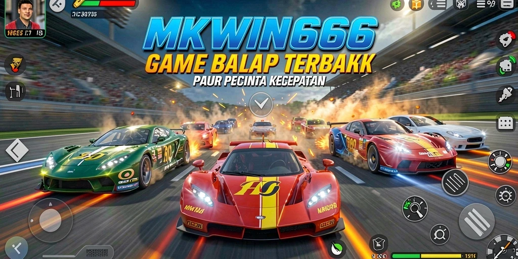 Gameplay seru balapan mobil di MKWIN666 dengan grafis mengesankan.