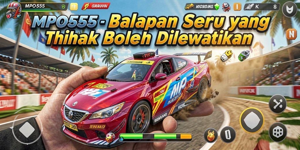 Gameplay mendebarkan di <strong>MPO555</strong> dengan aksi balapan yang intens.