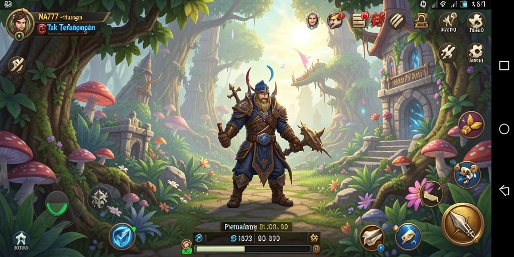 Tampilan gameplay NA777 yang menampilkan petualangan menegangkan dan pertarungan seru.