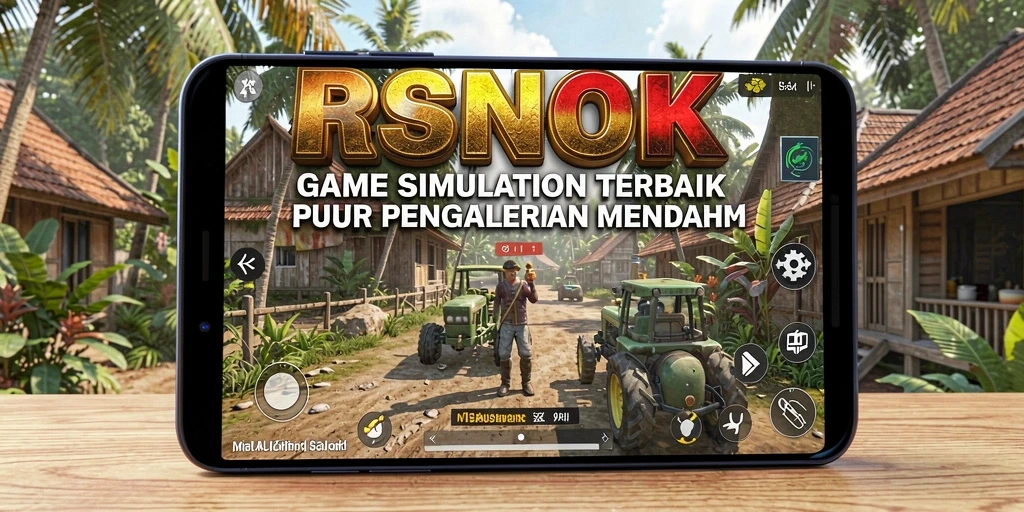 Tampilan gameplay RSNOK dengan fitur Simulation yang menarik.