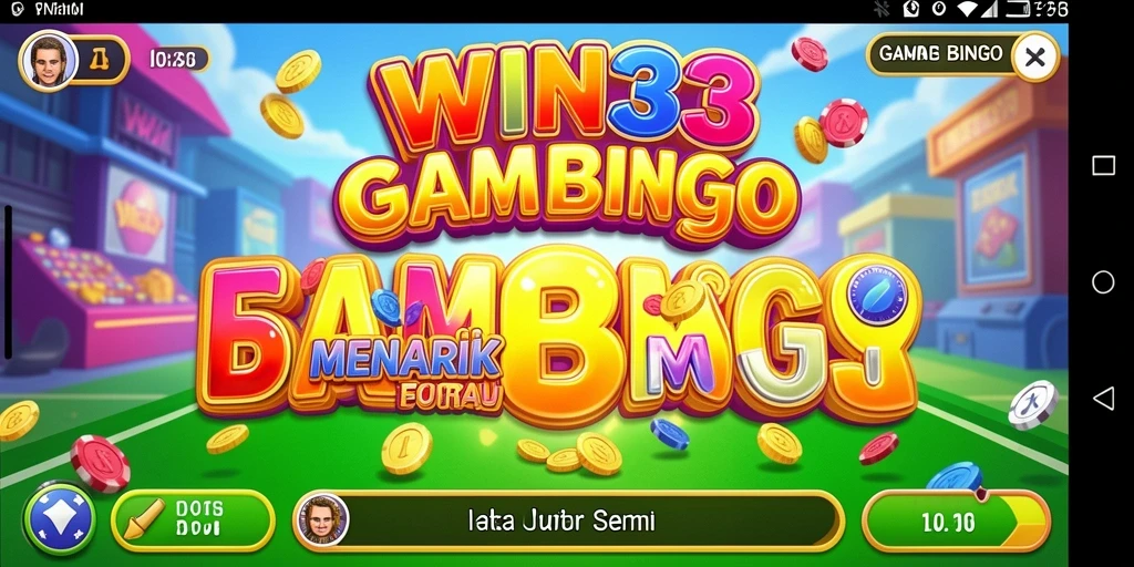 Tampilan gameplay Bingo yang menarik dan seru di WIN33.