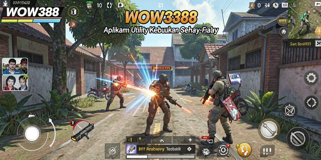 Tampilan antarmuka intuitif aplikasi WOW388 yang memudahkan pengguna.