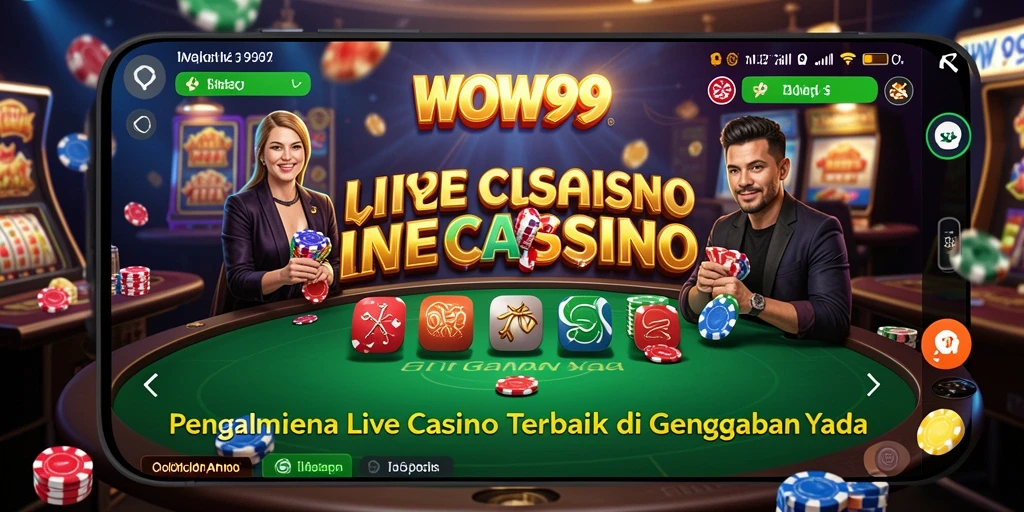 Tampilan gameplay WOW99 yang menarik dan interaktif di Live Casino.